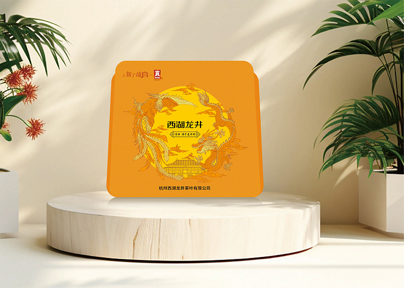 杭州石特廣告攜手 “杭州西湖龍井茶葉有限公司” 與 “上新了故宮聯名”,2025 西湖龍井頭茶新品包裝震撼上市