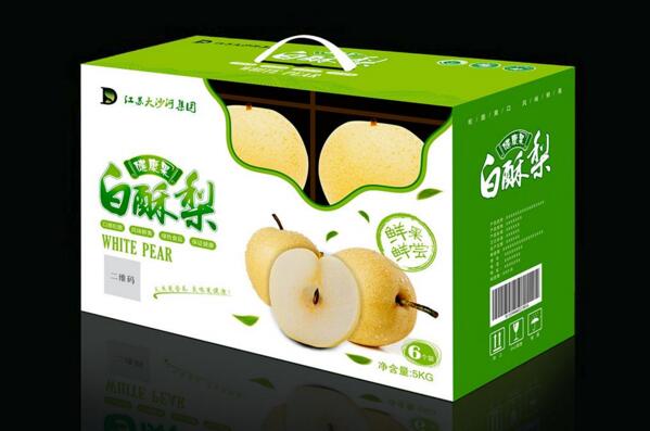 梨包裝設計字體突出價值