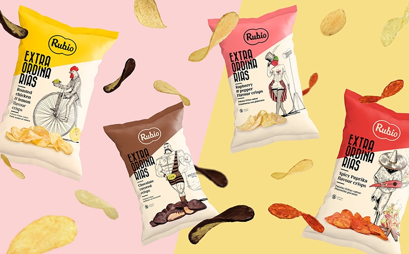 不拘一格的薯片包裝設計,休閑食品包裝設計,杭州石特品牌包裝設計公司