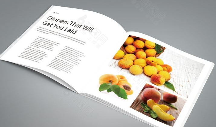果蔬商店設(shè)計(jì)宣傳冊(cè)的技巧