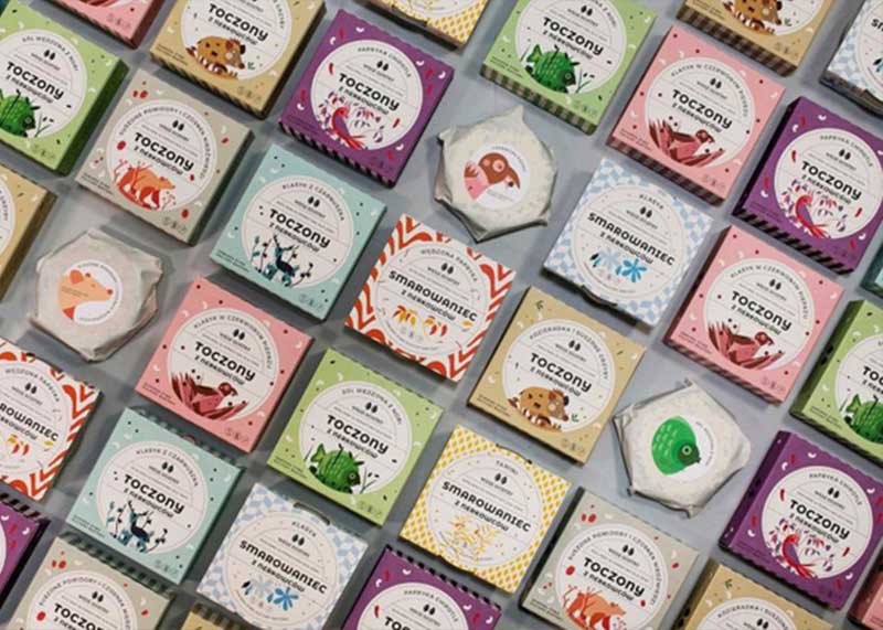 可鹽可甜,動物愛好者的心頭好|小清新插畫素食包裝設計