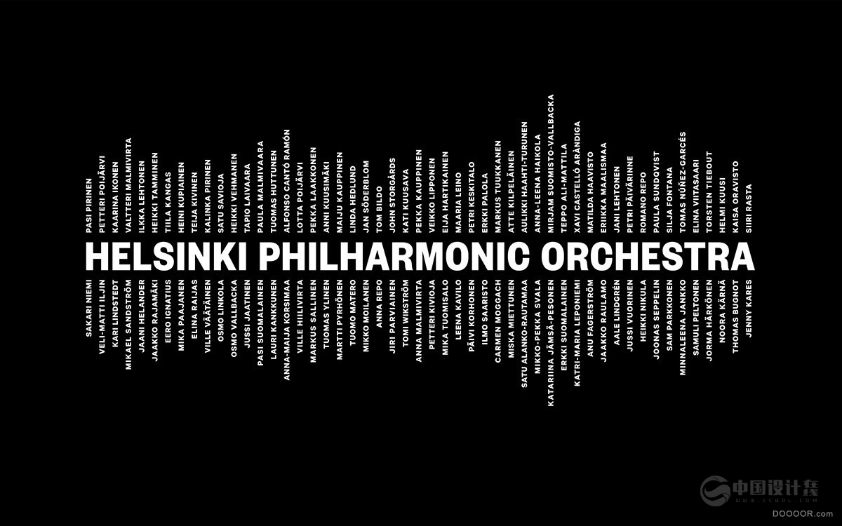 赫爾辛基交響樂團(tuán)整體品牌加強(qiáng)設(shè)計-102個音樂家的力量