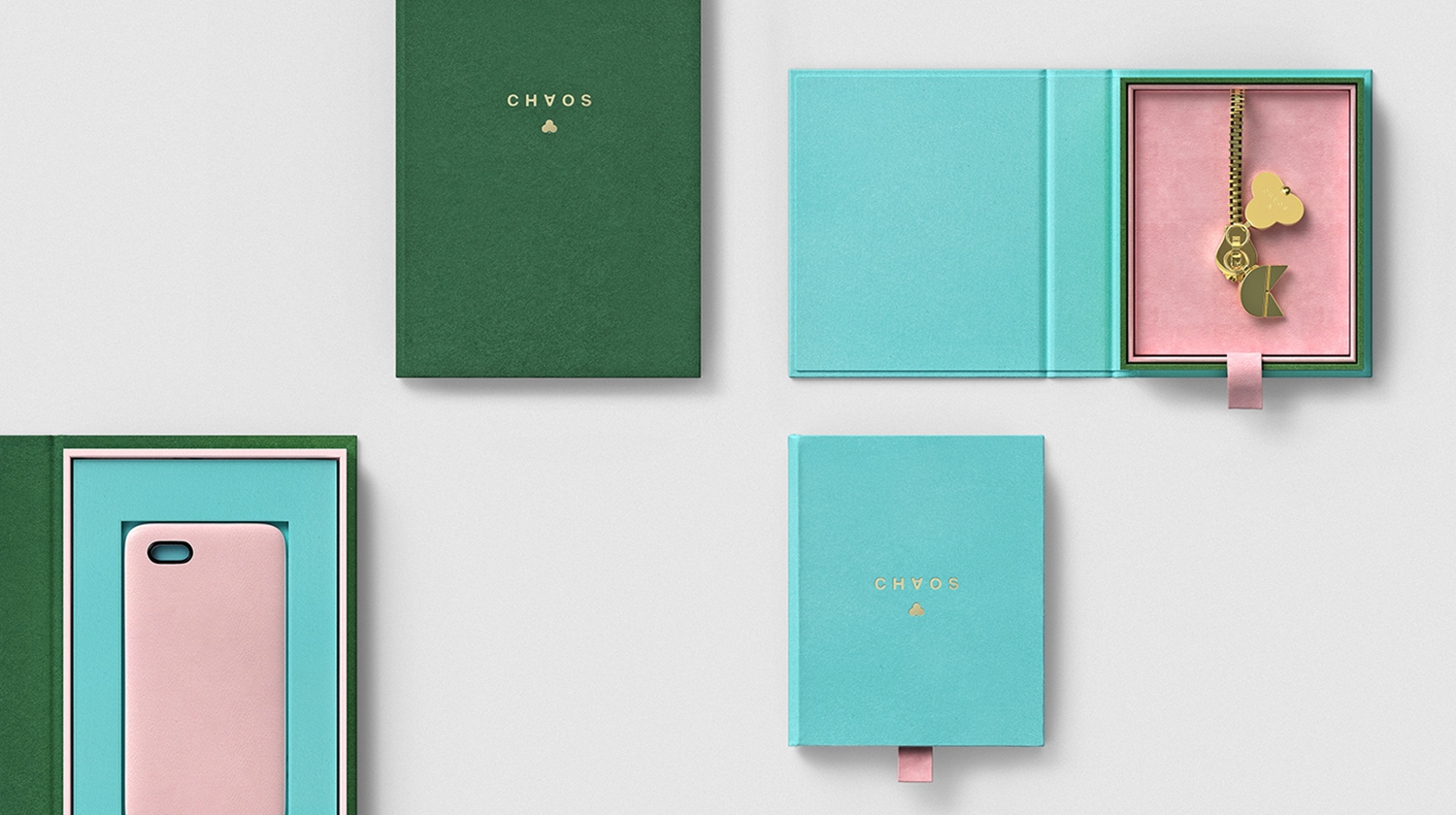 時尚配飾品牌個性配飾手機殼、護身符、拉鏈等創意產品包裝設計