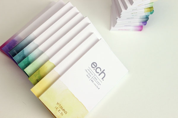 彩色之光, 生態手工巧克力食品包裝設計工程。