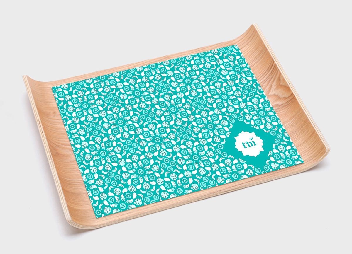 泰國快餐店的品牌設(shè)計，標(biāo)志設(shè)計和包裝設(shè)計