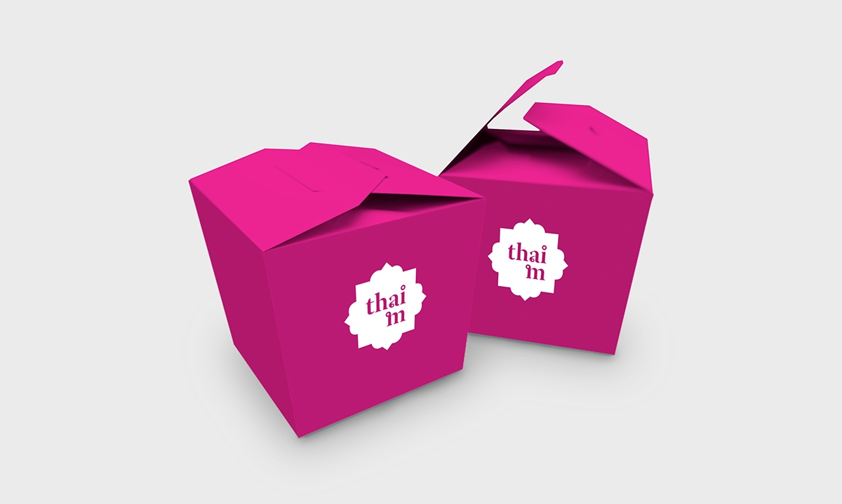 泰國快餐店的品牌設(shè)計，標(biāo)志設(shè)計和包裝設(shè)計