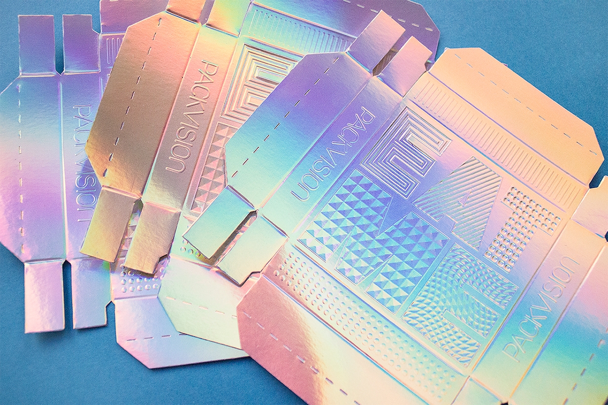 方形小巧克力食品包裝設計,閃亮的包裝設計