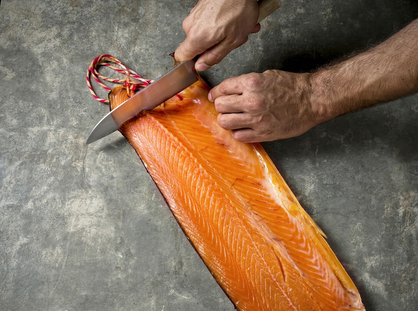 傳統熏鮭魚包裝設計