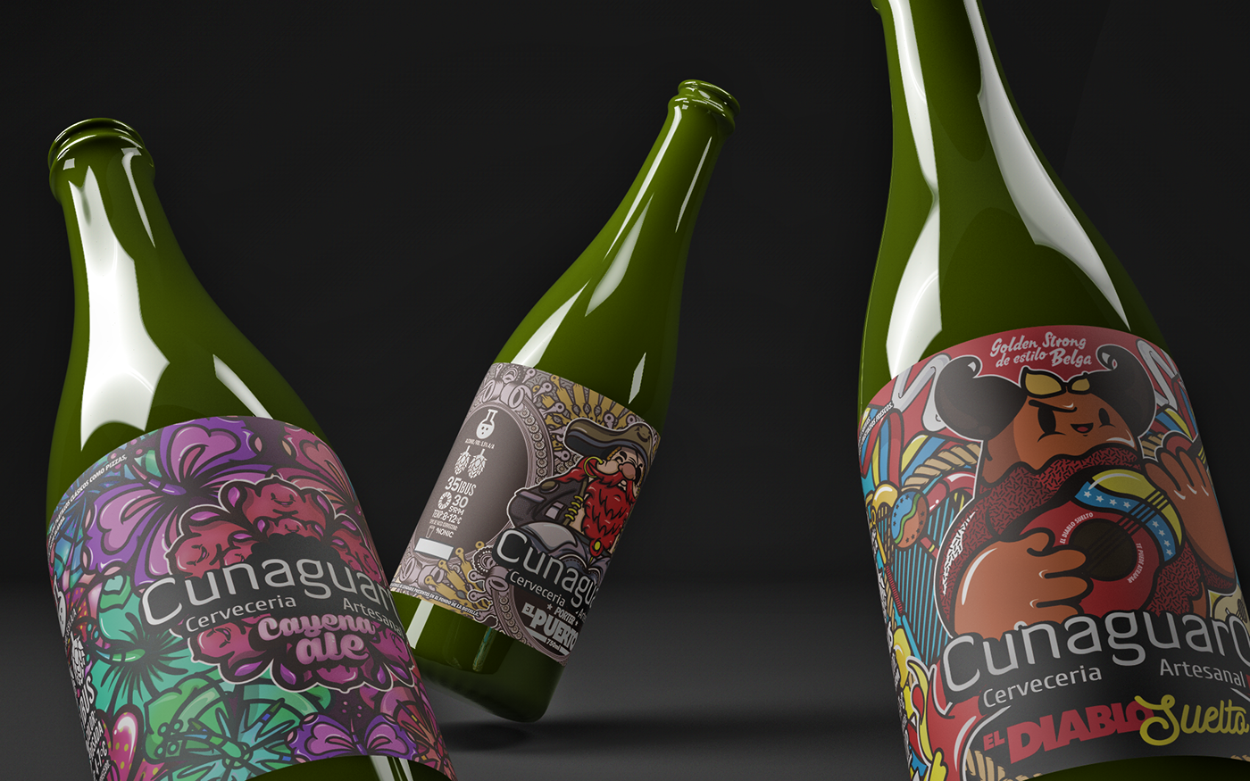 神秘主義，追求味覺, 靈魂和心的快感的啤酒包裝設(shè)計(jì)