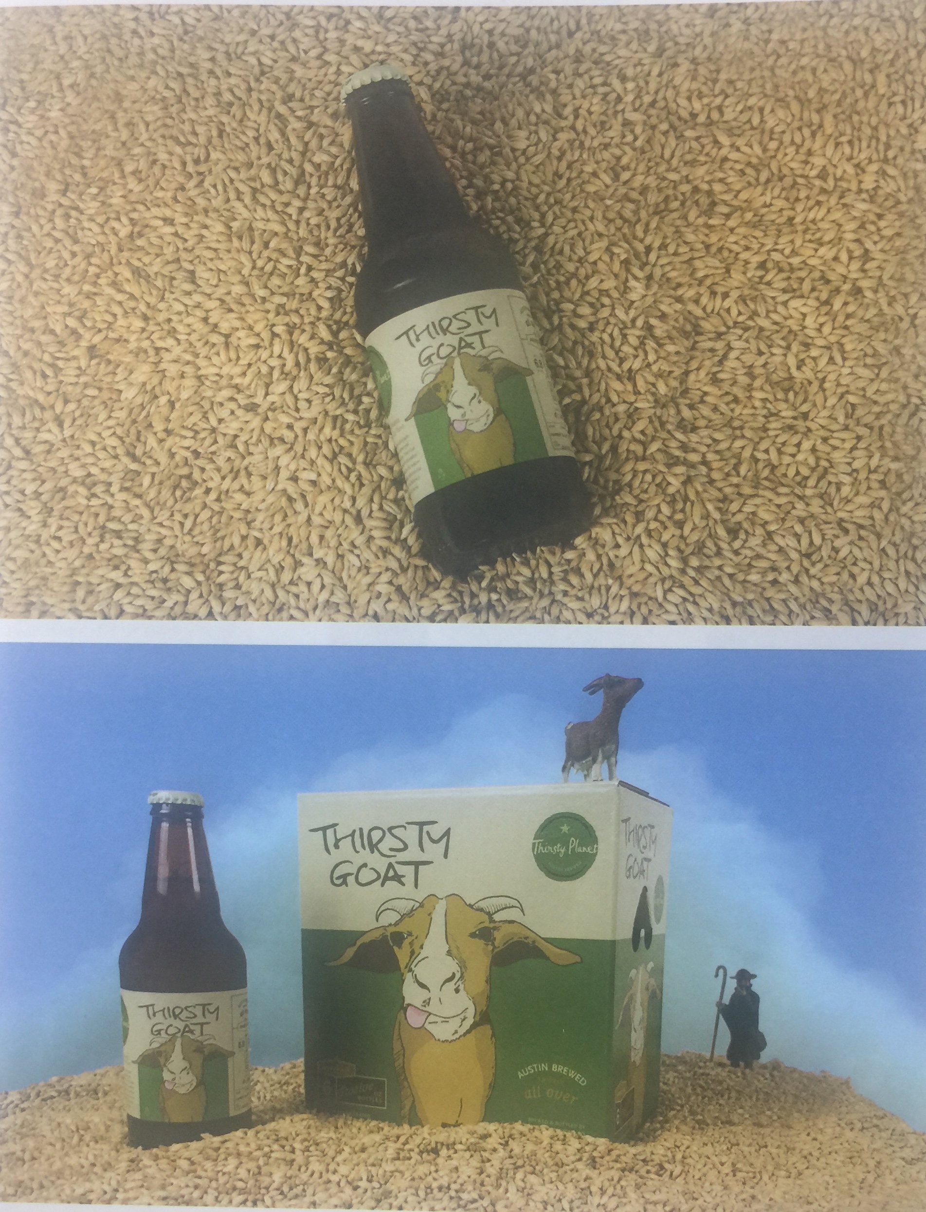 山羊形象的啤酒包裝設(shè)計(jì)