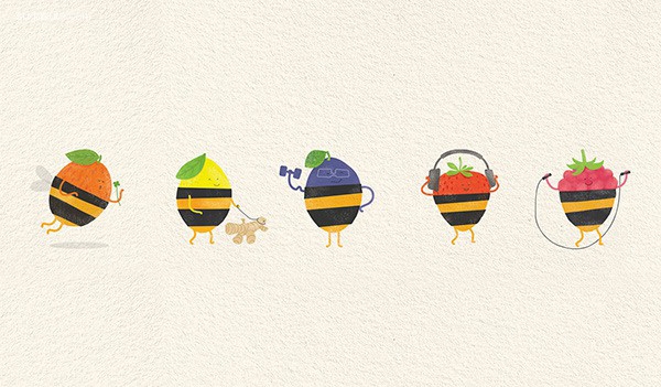 可愛到飛起的小水果？俏皮蜂蜜漿果包裝設(shè)計