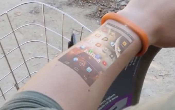 直接在手臂上玩手機？|科技產(chǎn)品設計