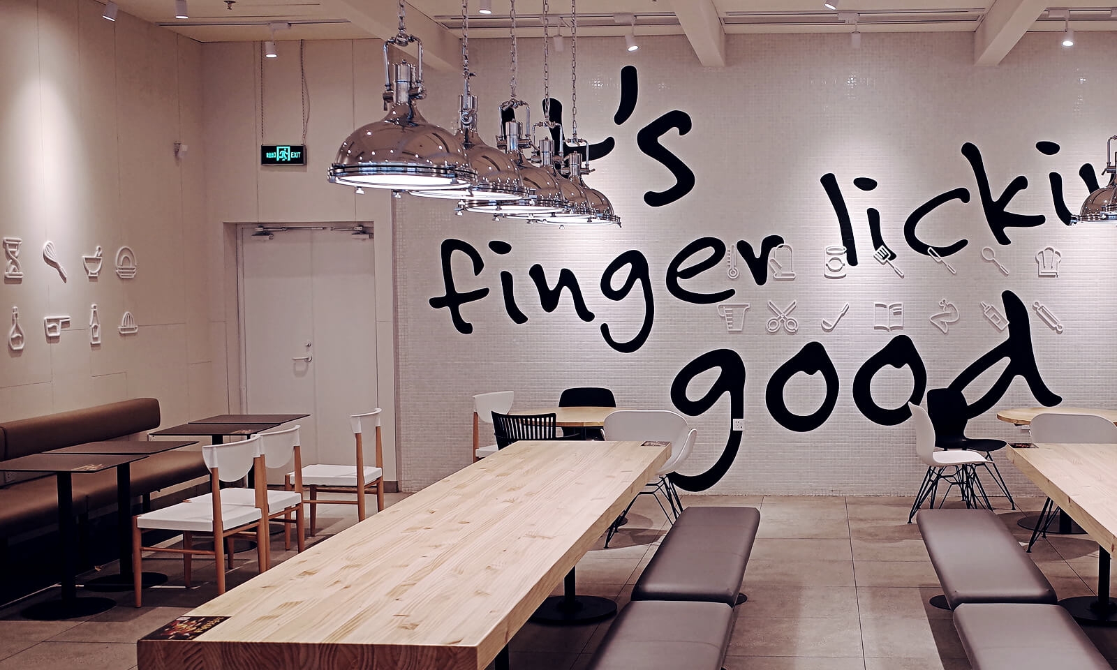 經(jīng)常去肯德基，卻沒有發(fā)現(xiàn)墻上的小巧思|壁畫插畫設計